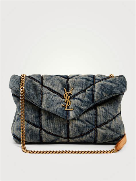 women's ysl tote|ysl denim tote.